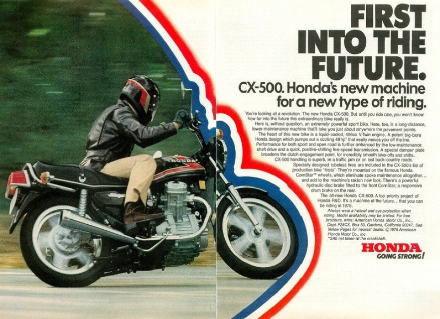 vintage honda motorcycle ads