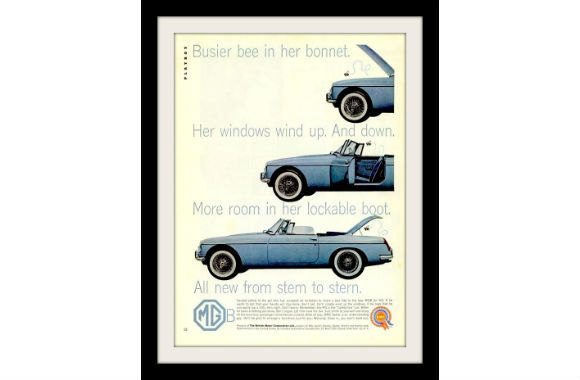 1980 MG MGB Original Car Advertisement Print Ad J300 